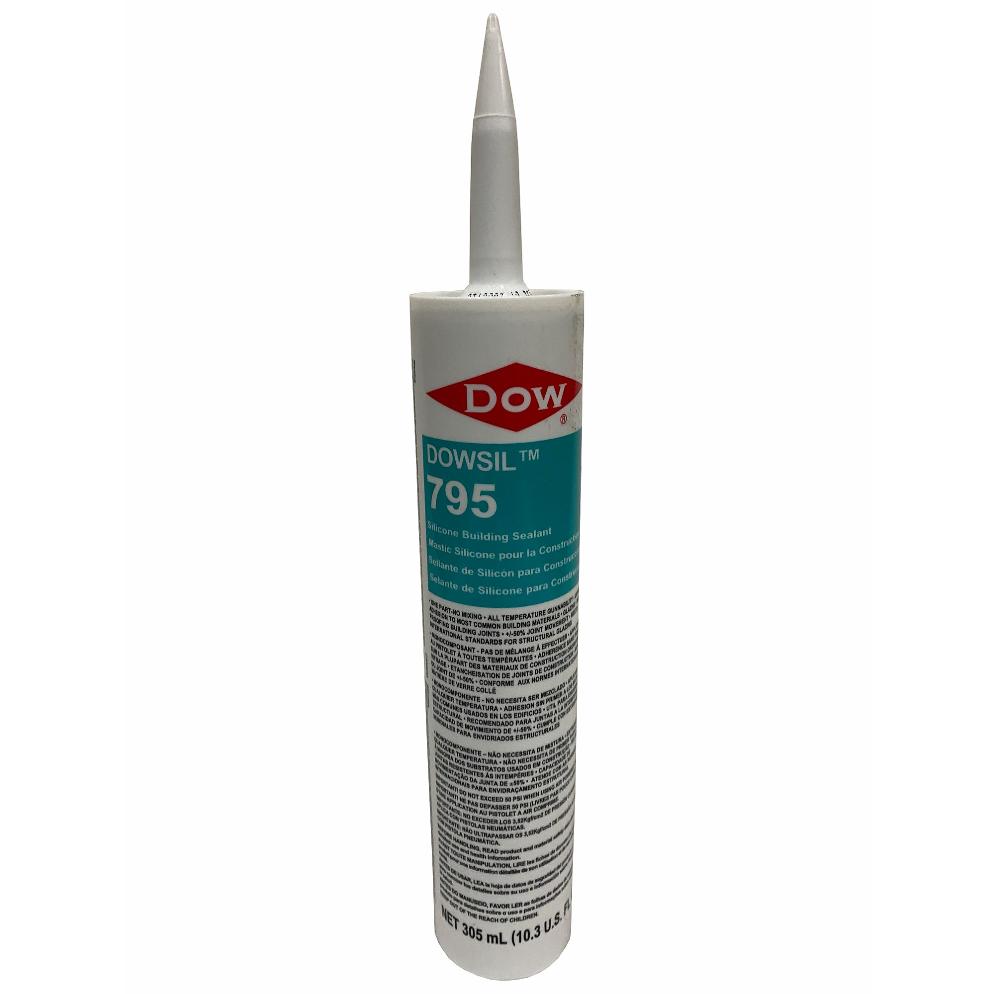 Dowsil 795 Silicone Building Sealant White 10.3oz